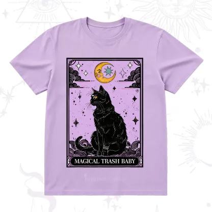 Purplehecate Magical Trash Baby Tarot Cat T-Shirt