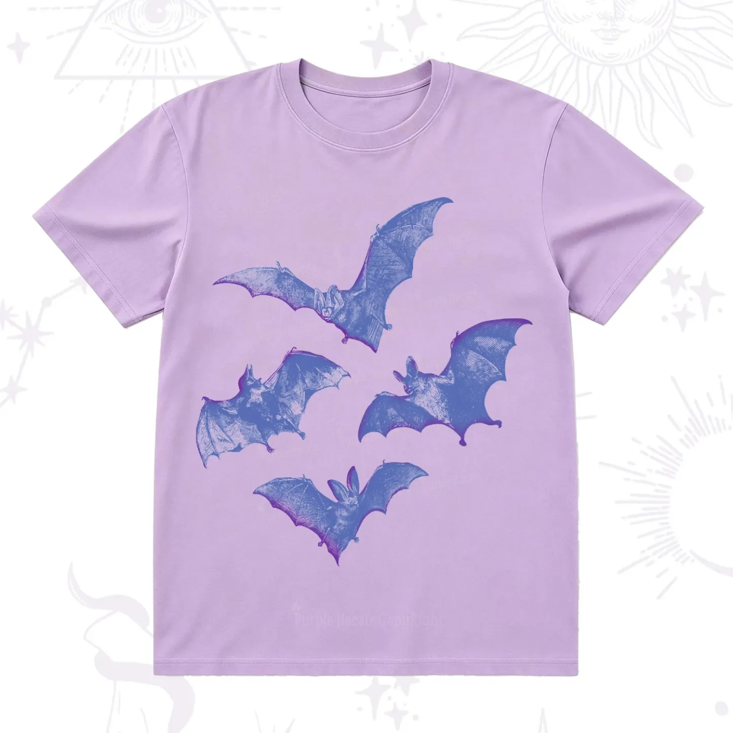 Purplehecate Vintage Bats T-Shirt