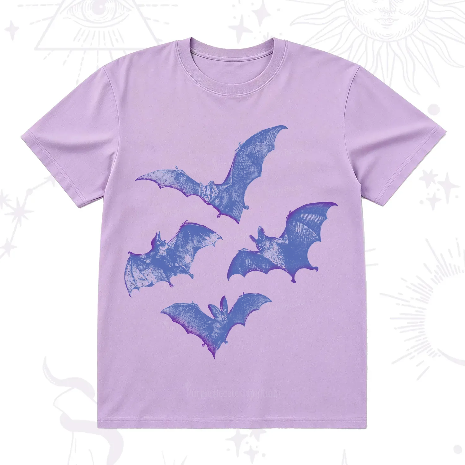 Purplehecate Vintage Bats T-Shirt