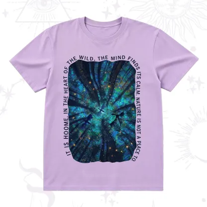 Purplehecate Forest Mindscape Night Sky T-Shirt