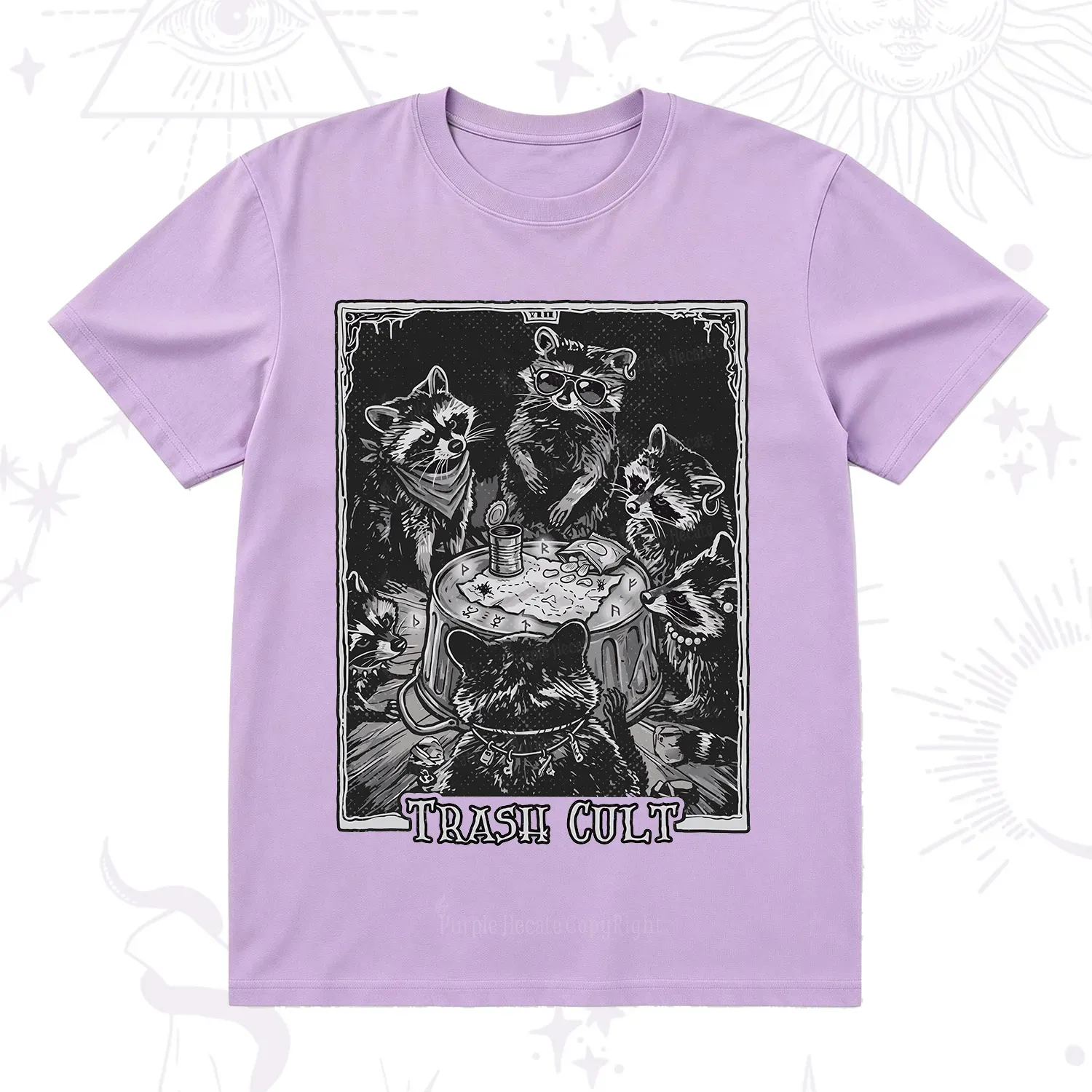 Purplehecate Trash Cult Raccoon T-Shirt