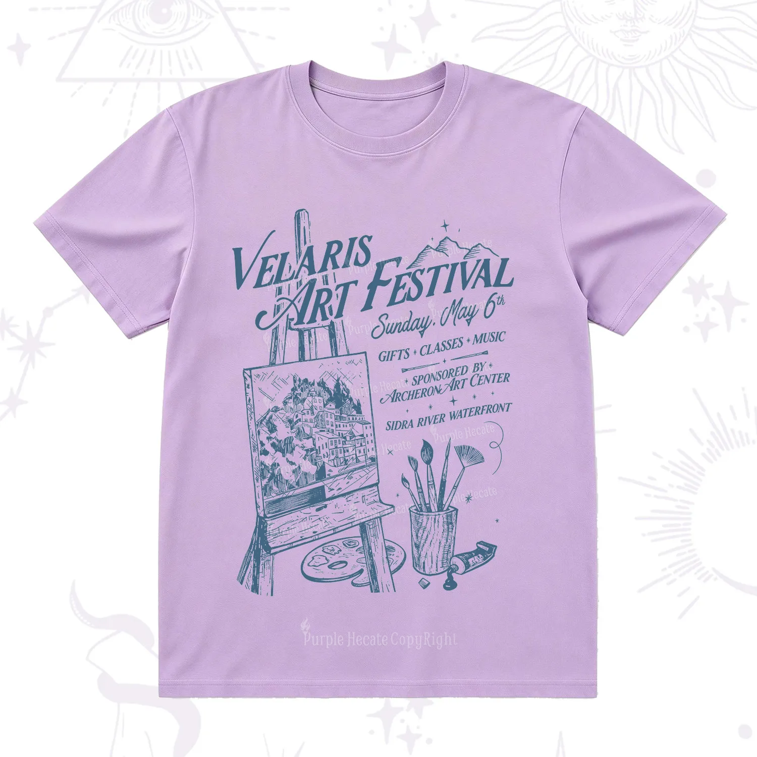 Purplehecate Starlight Court Art Show T-Shirt