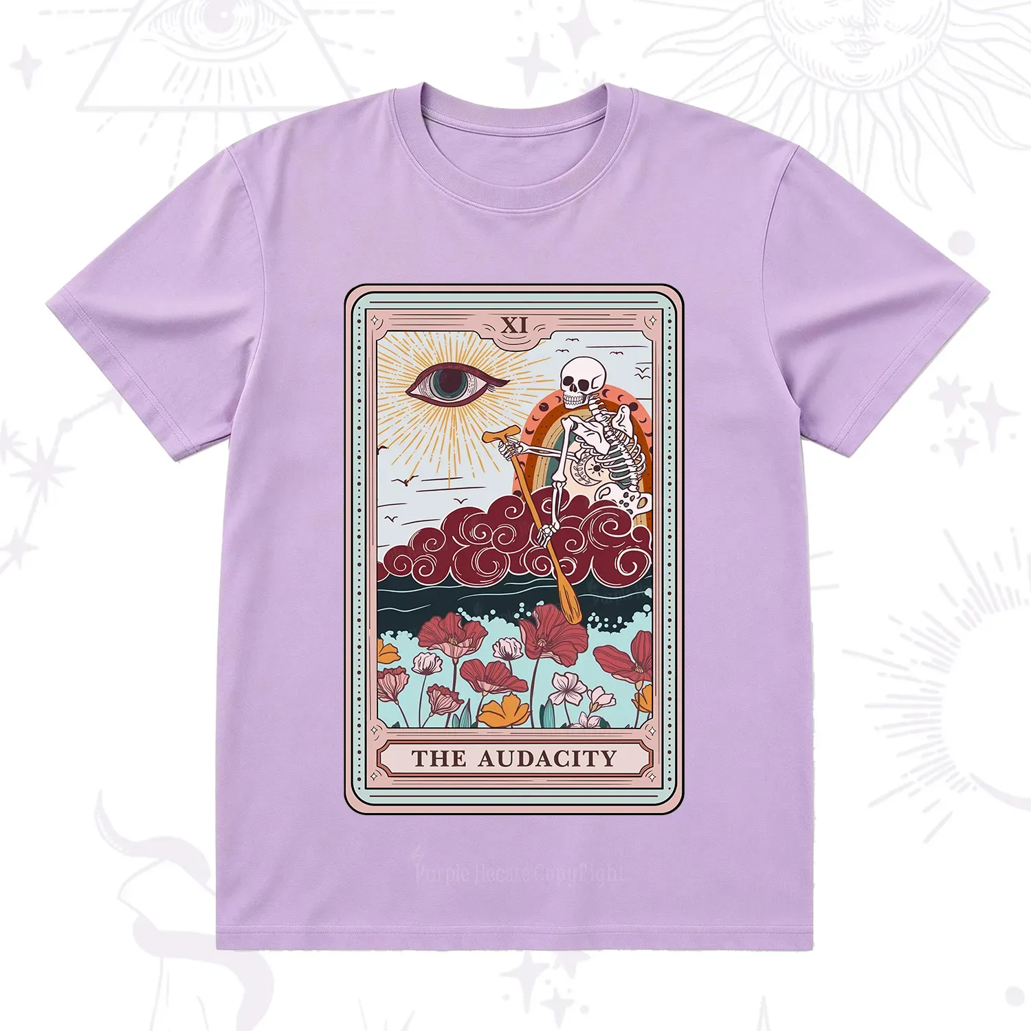 Purplehecate The Audacity Tarot Card T-Shirt
