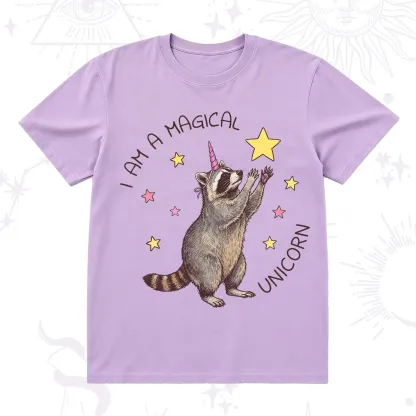 Purplehecate I Am A Magical Unicorn Raccoon T-Shirt