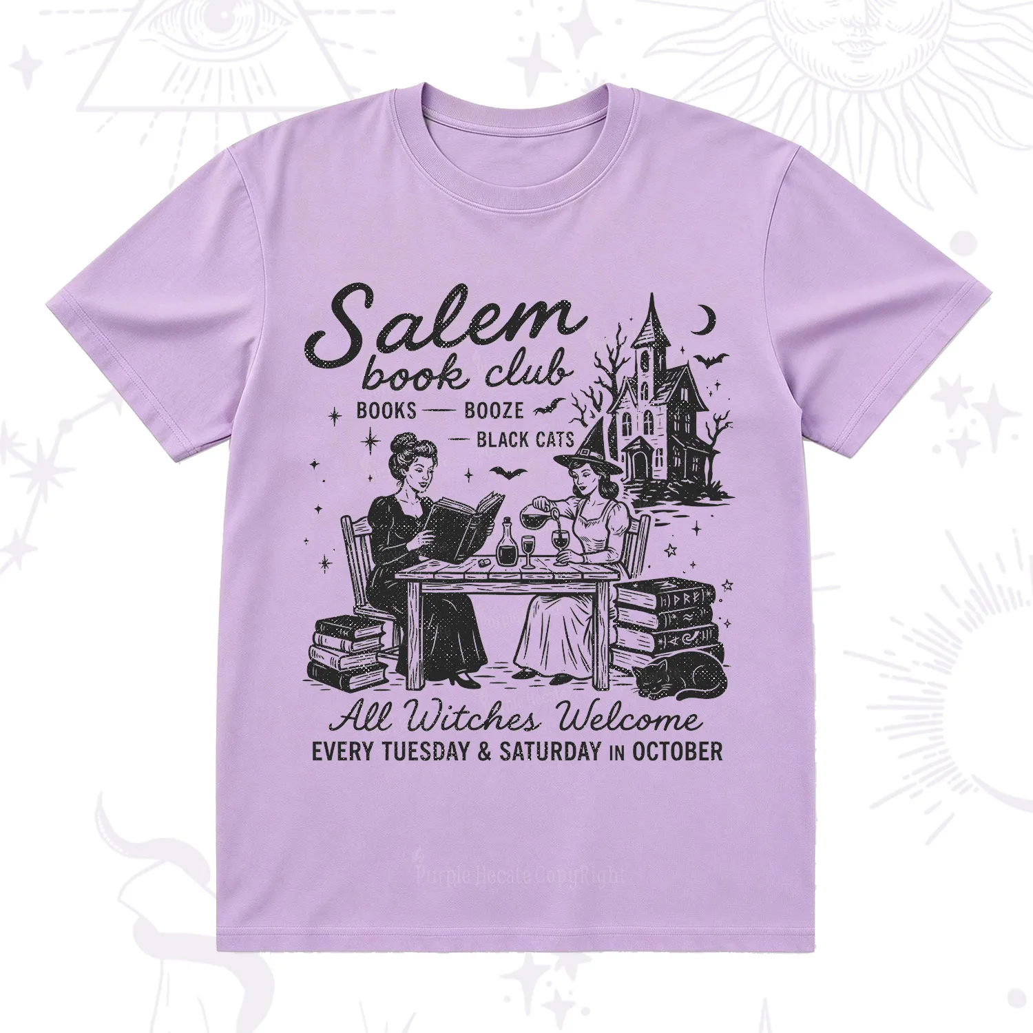 Purplehecate Salem Book Club T-Shirt