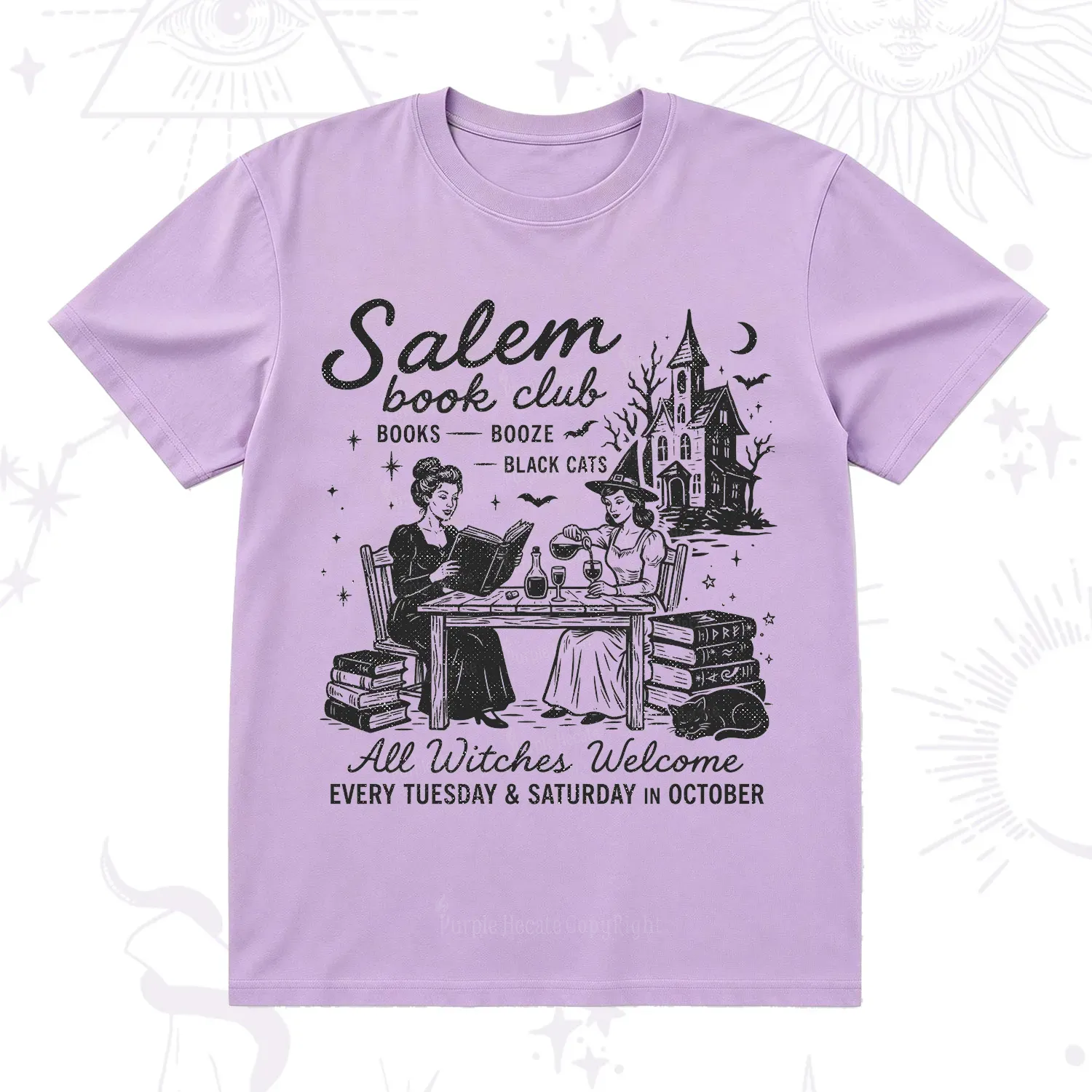 Purplehecate Salem Book Club T-Shirt