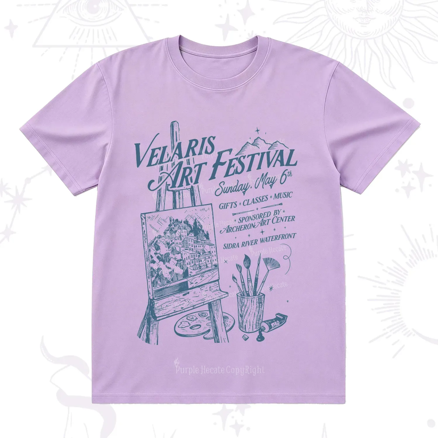 Purplehecate Starlight Court Art Show T-Shirt