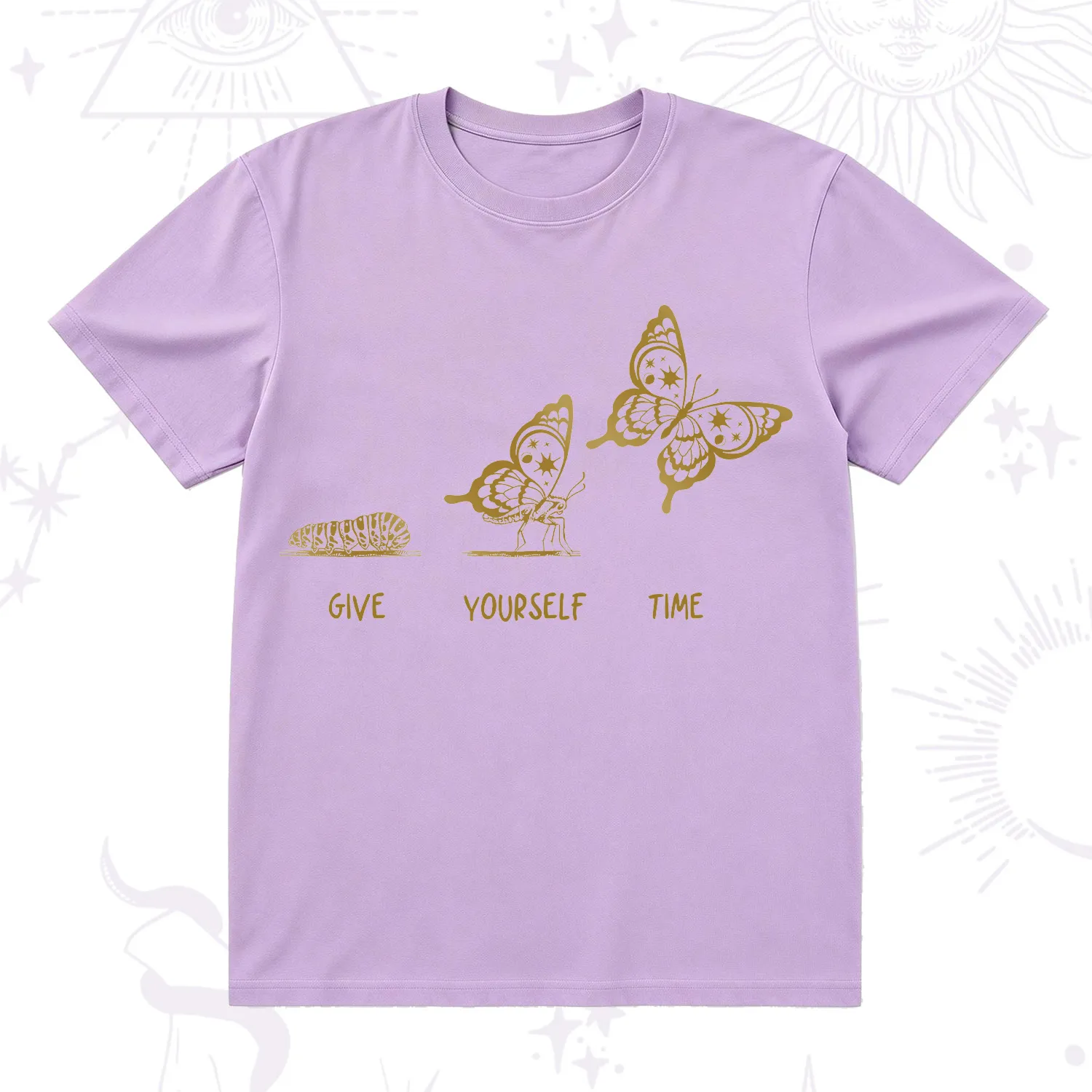 Purplehecate Give Yourself Time Butterfly T-Shirt