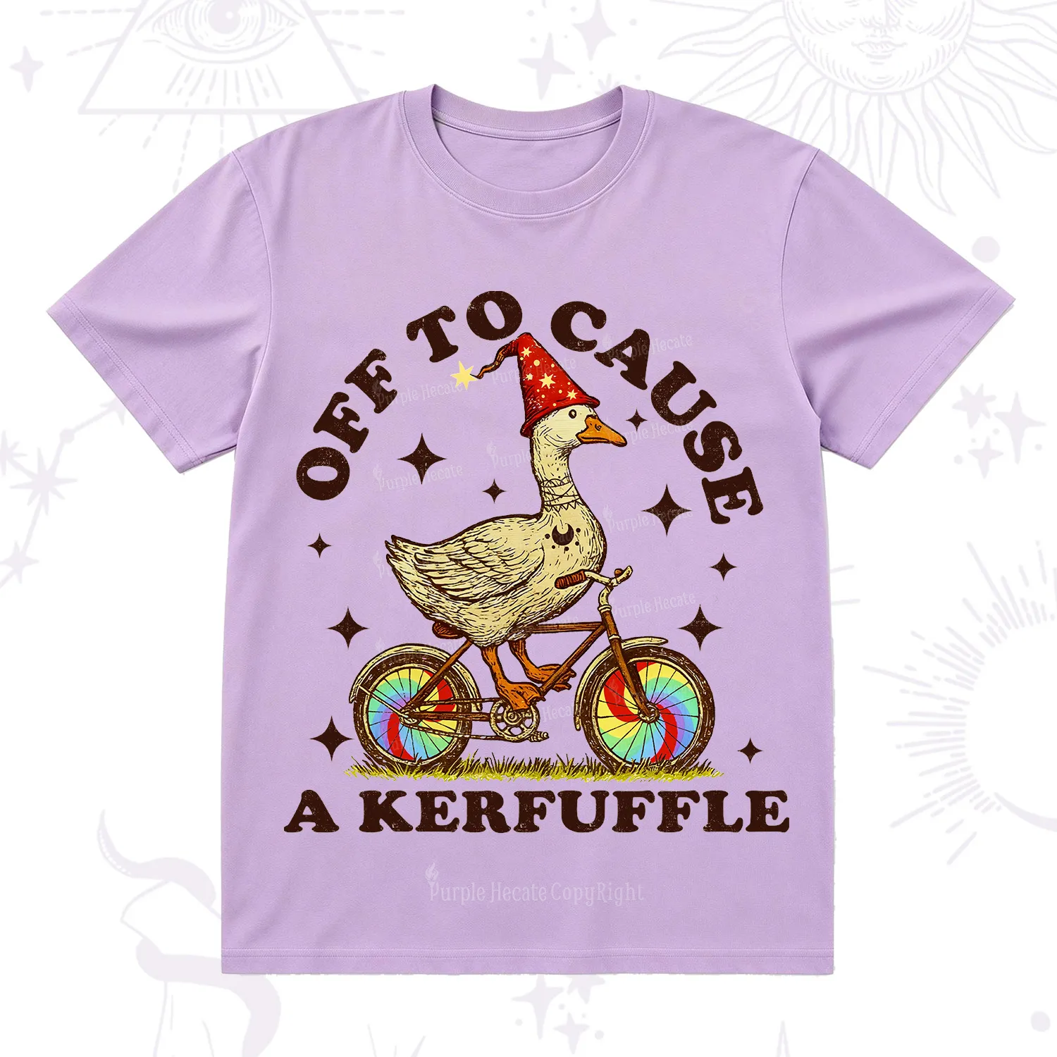 Purplehecate Off?to?Cause?a?Kerfuffle?Goose T-Shirt