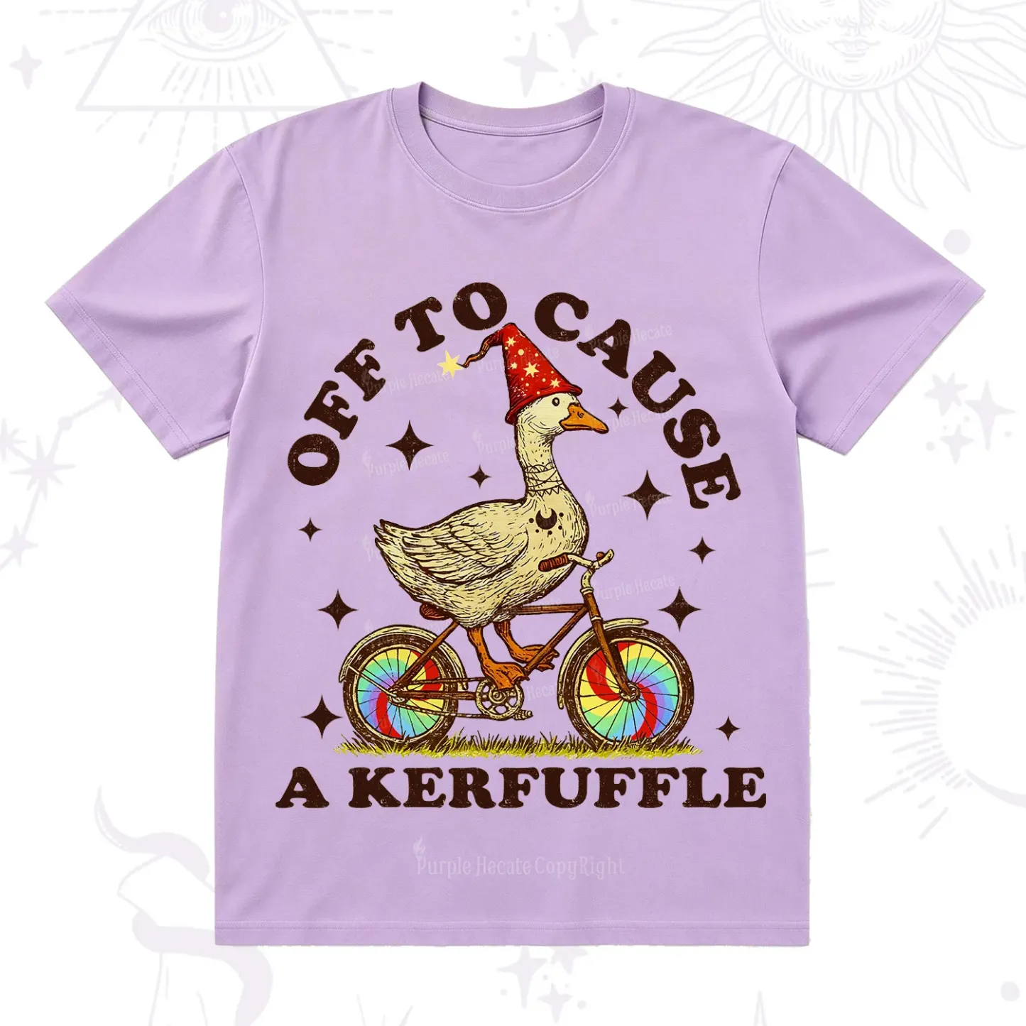Purplehecate Off?to?Cause?a?Kerfuffle?Goose T-Shirt