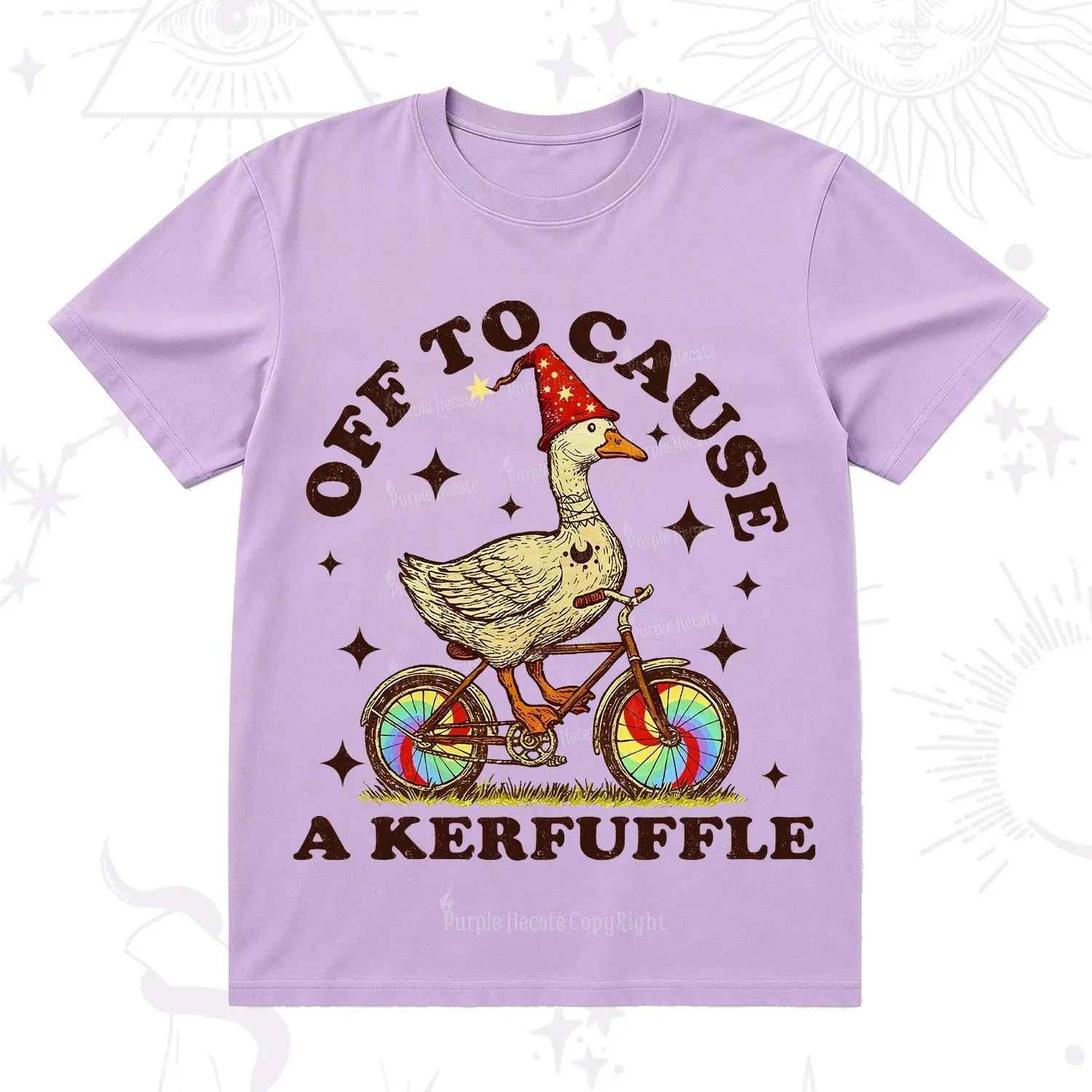 Purplehecate Off?to?Cause?a?Kerfuffle?Goose T-Shirt
