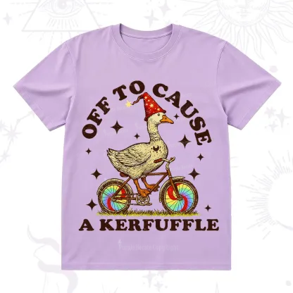 Purplehecate Off?to?Cause?a?Kerfuffle?Goose T-Shirt