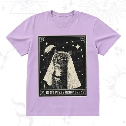 Purplehecate Cat In My Feral Bride Era Bachelorette T-Shirt