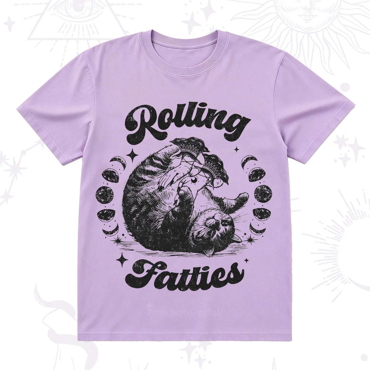 Purplehecate Funny Rolling Fatties T-Shirt