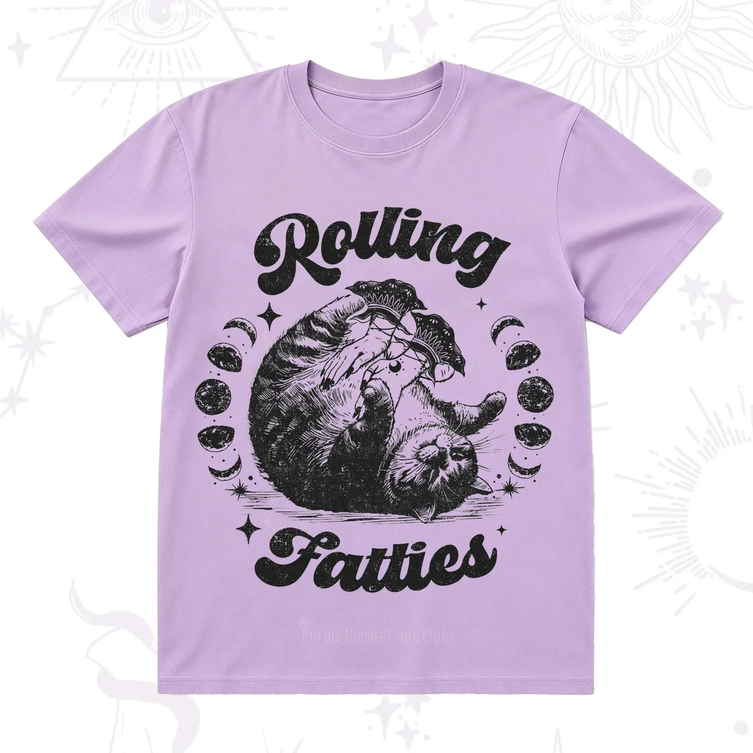 Purplehecate Funny Rolling Fatties T-Shirt