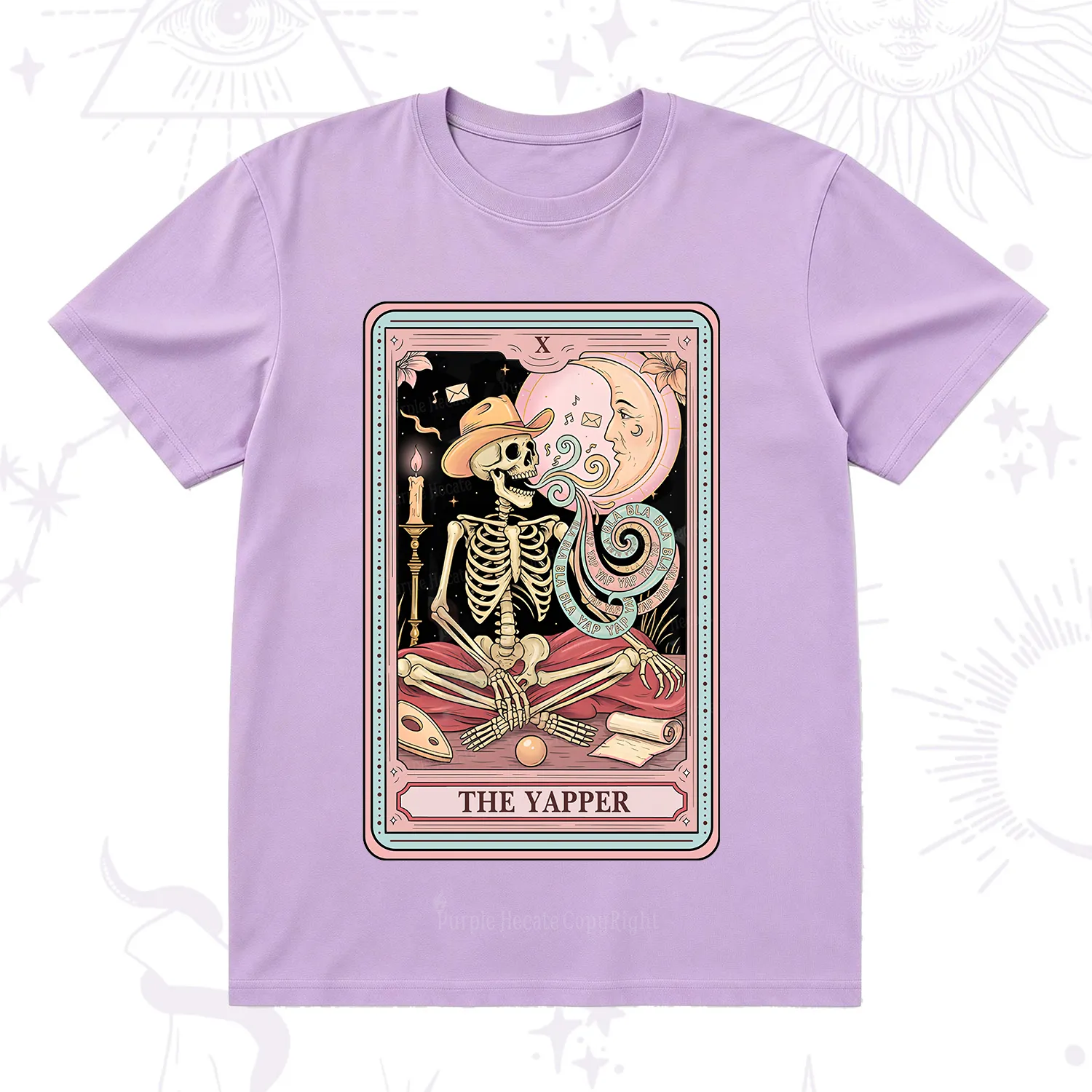 Purplehecate The Skeleton Yapper Tarot T-Shirt