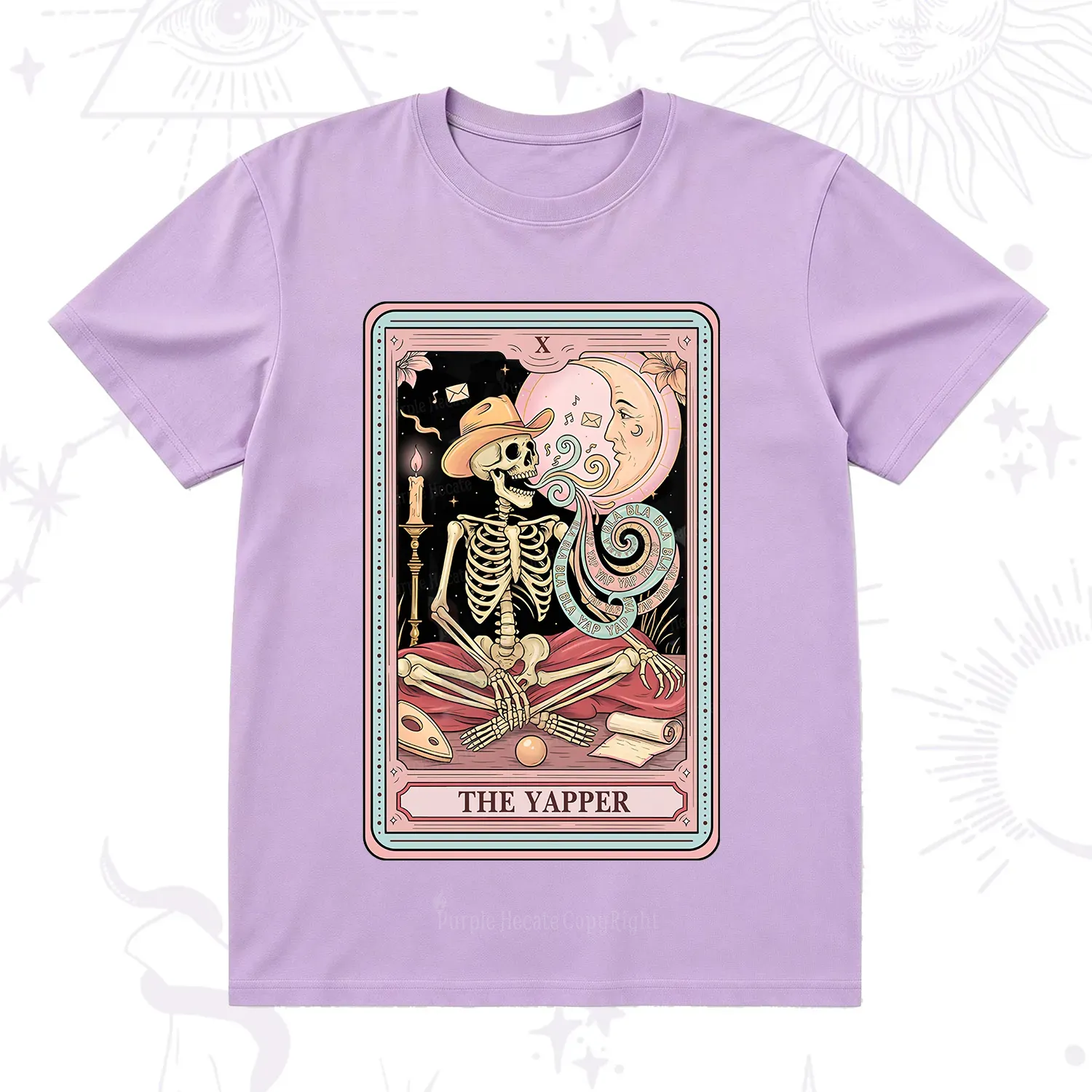 Purplehecate The Skeleton Yapper Tarot T-Shirt
