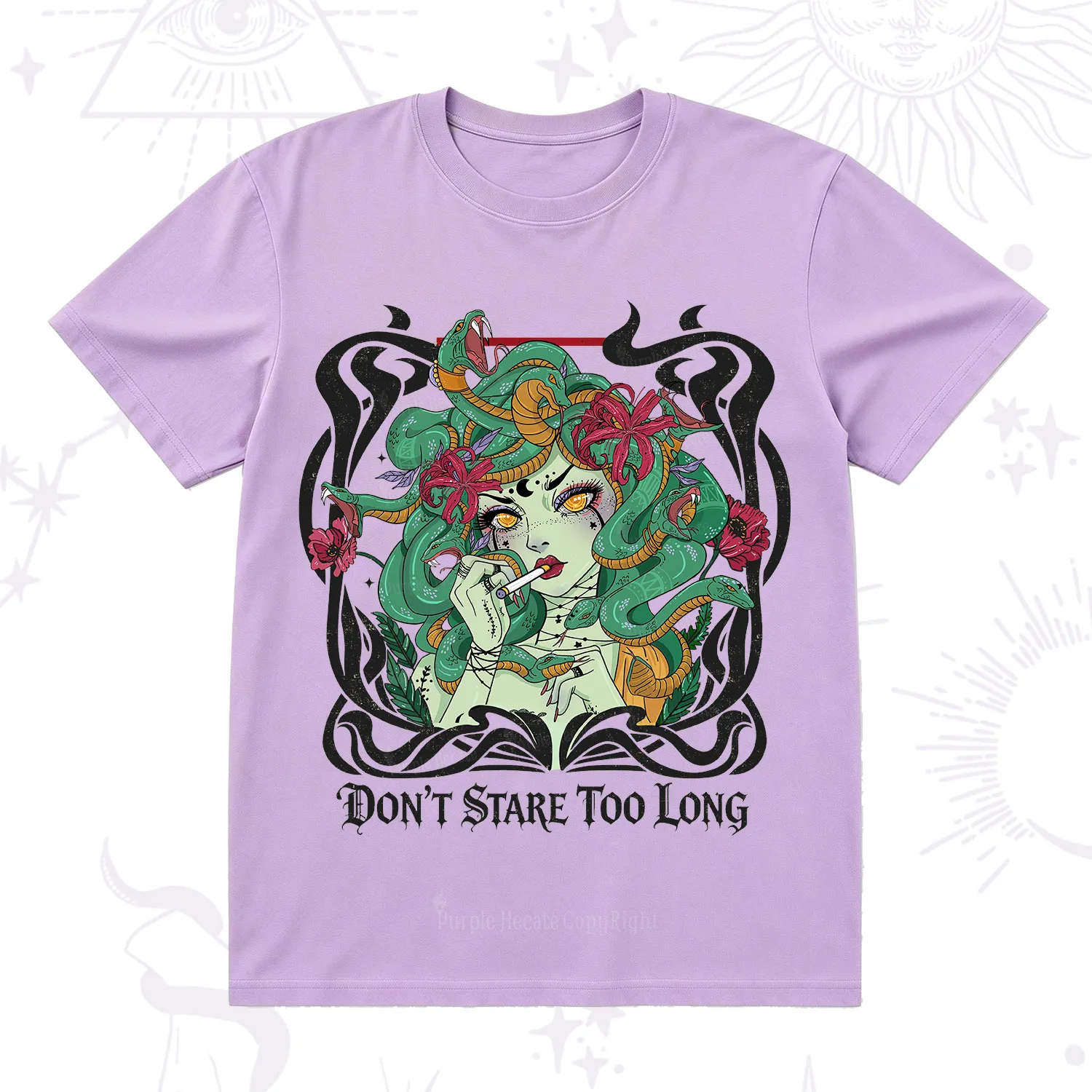 Purplehecate Don't Stare Too Long T-Shirt