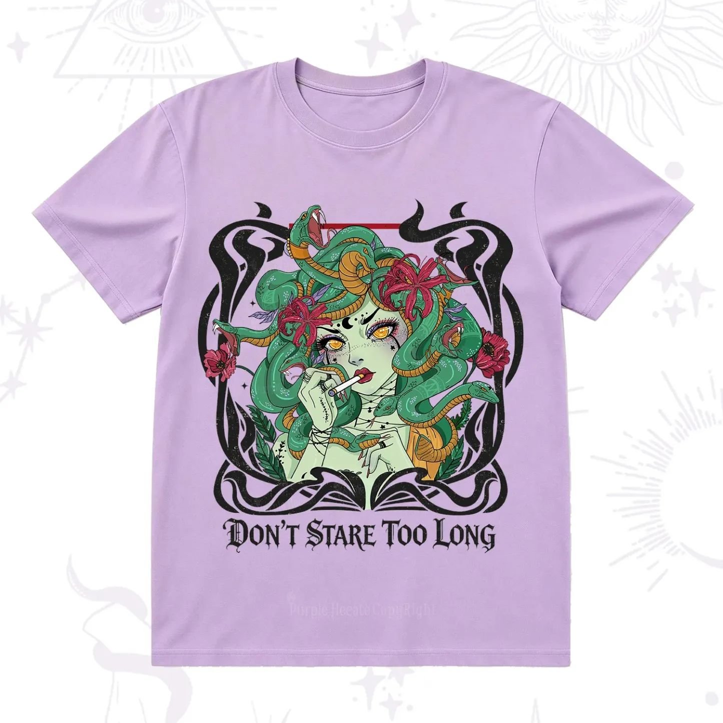 Purplehecate Don't Stare Too Long T-Shirt