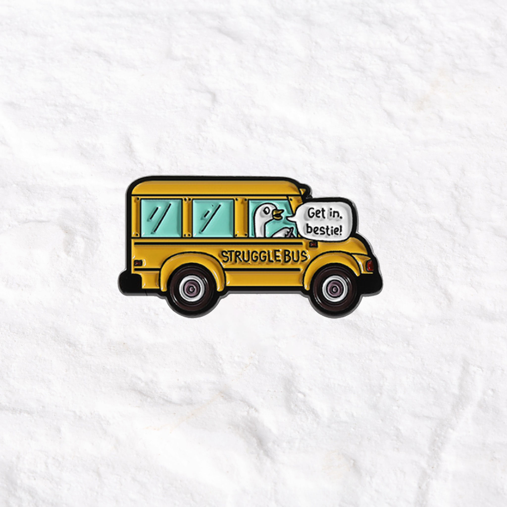 Purplehecate Struggle Bus Get in Bestie Pin