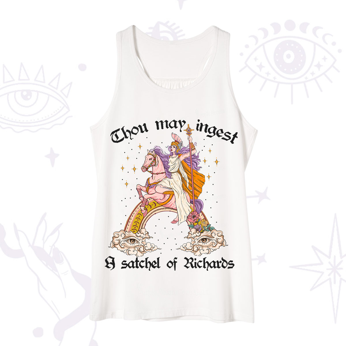 Purplehecate Thou may ingest a satchel of Richards Tank