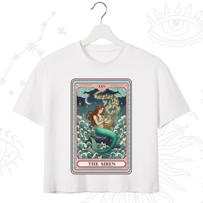 Purplehecate The Siren Tarot Crop T-Shirt