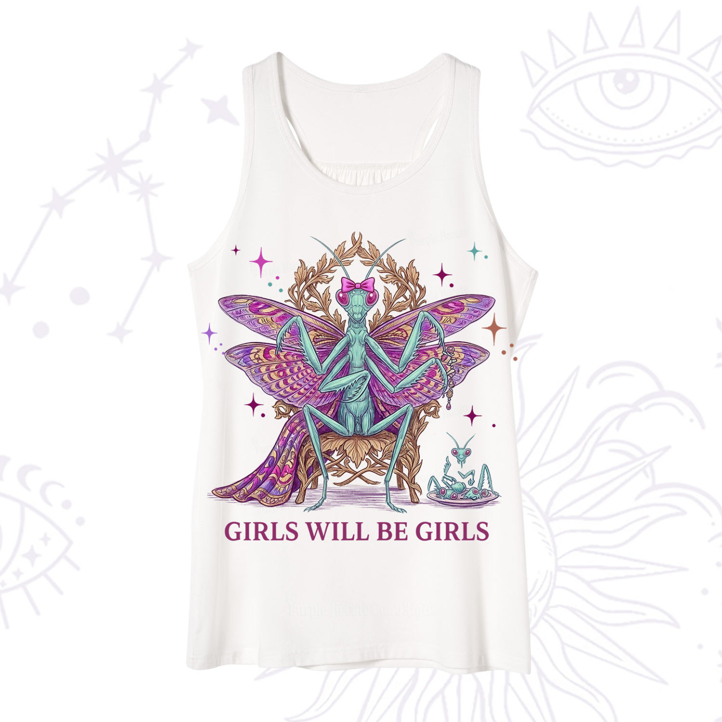 Purplehecate Girls Will Be Girls Mantis Queen Tank