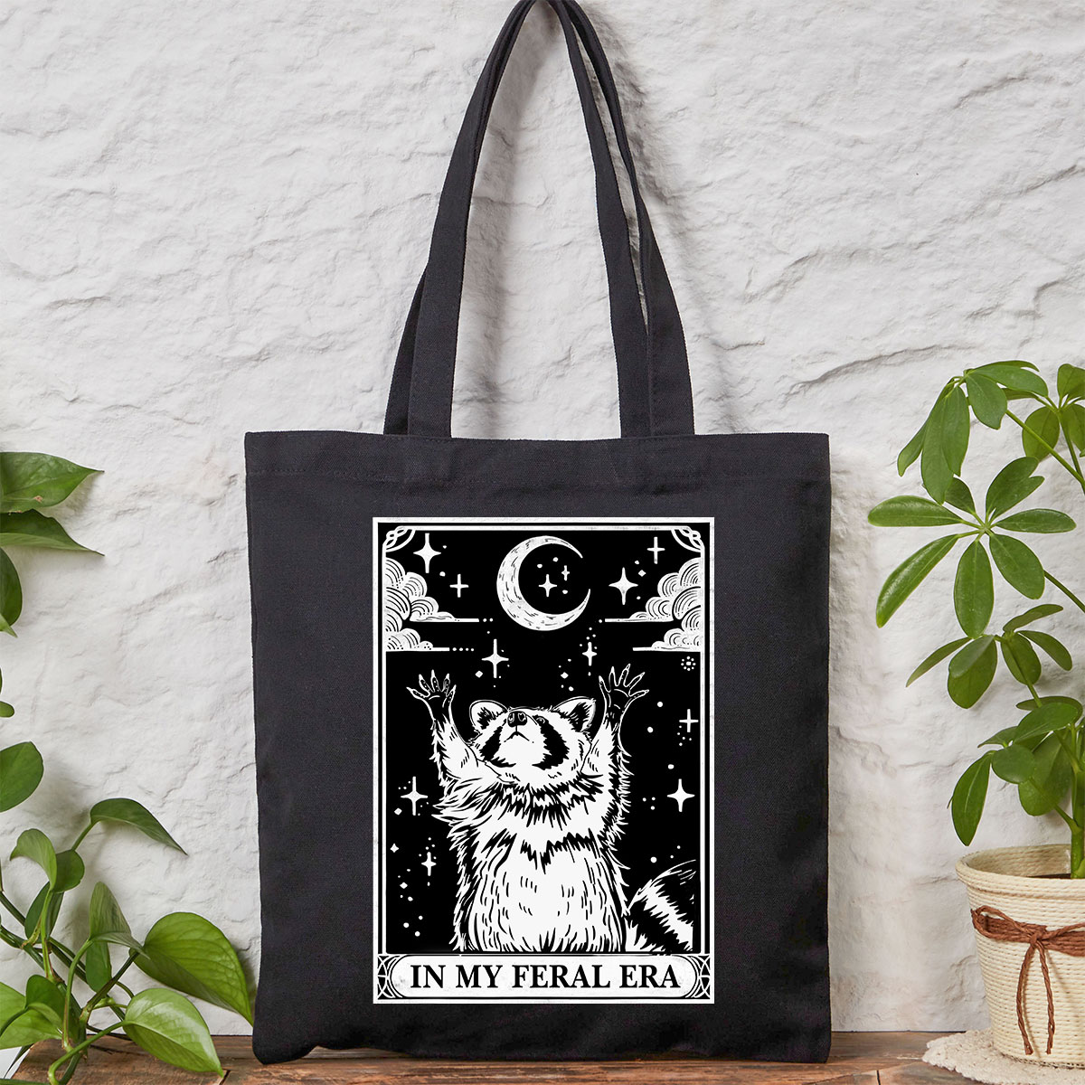 Purplehecate The In My Feral Era Oracle Card Tote Bag