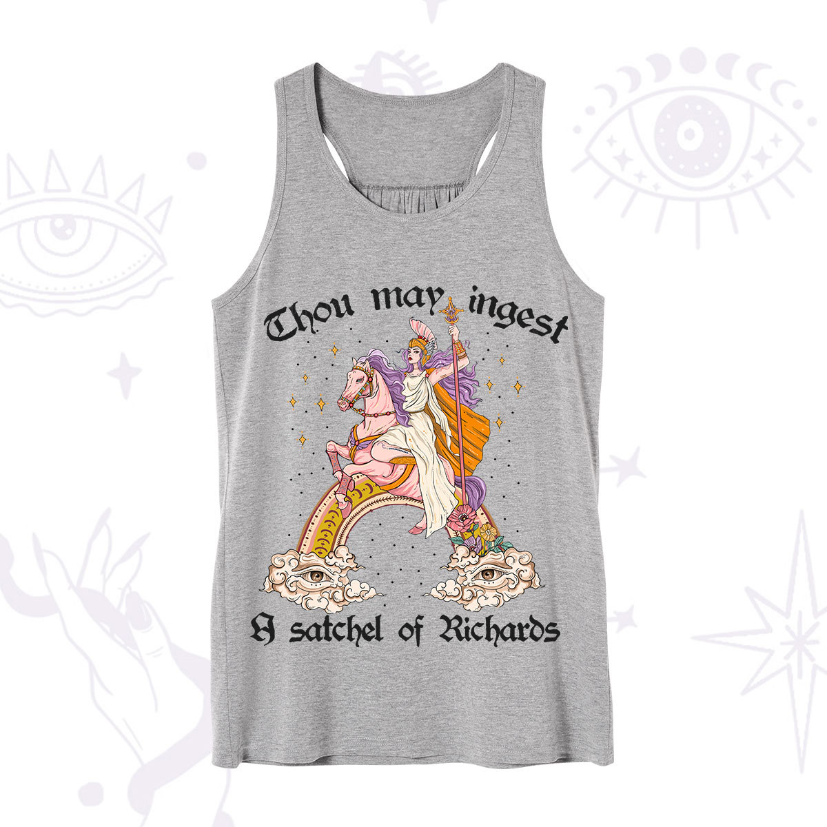 Purplehecate Thou may ingest a satchel of Richards Tank