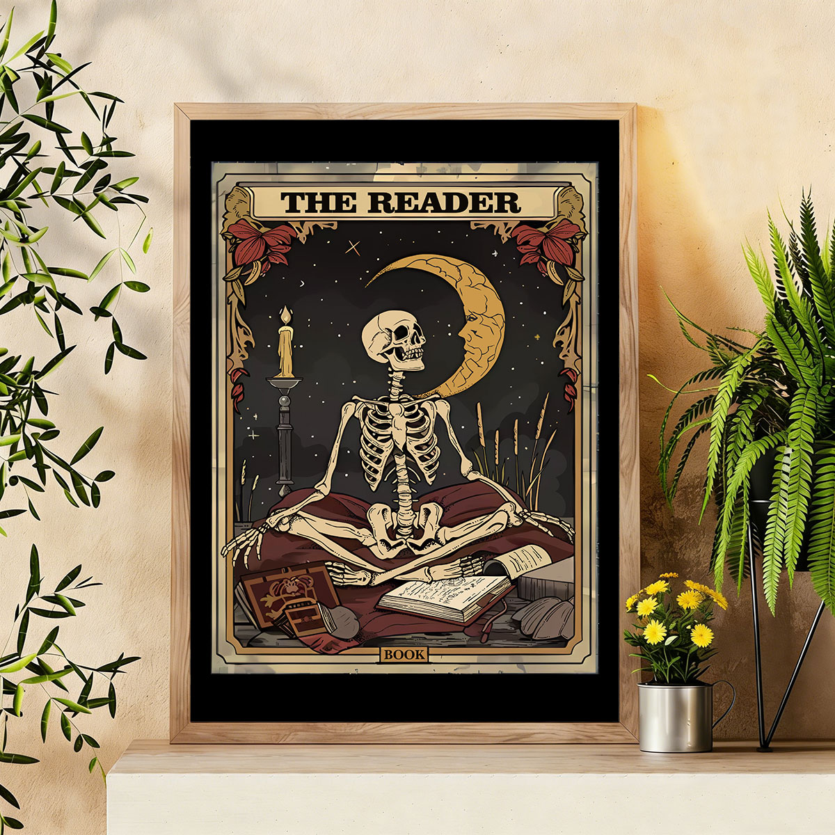 Purplehecate The Reader Tarot Card Unframed Poster