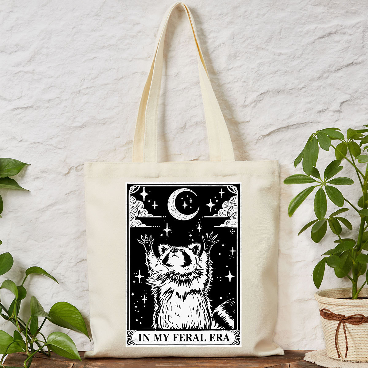 Purplehecate The In My Feral Era Oracle Card Tote Bag