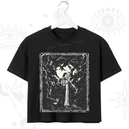 Purplehecate Witches of the Lightning Veil Crop T-Shirt