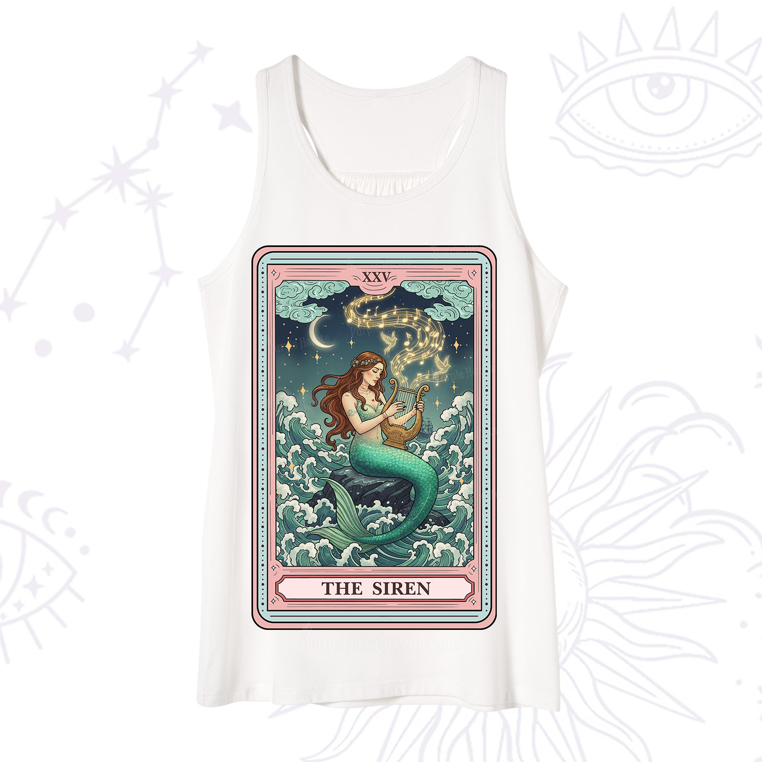 Purplehecate The Siren Tarot Tank