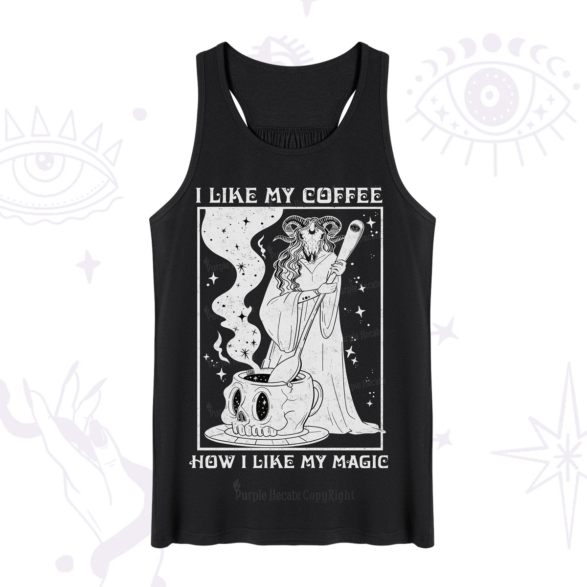 Purplehecate I Like My Coffee How I Like My Magic Tank