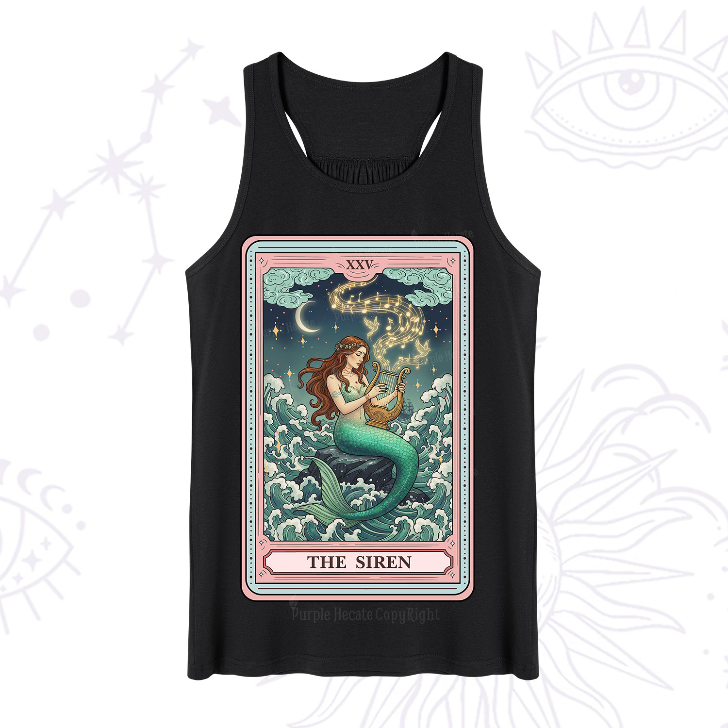 Purplehecate The Siren Tarot Tank