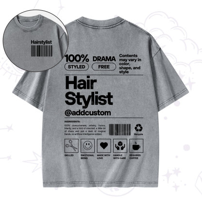 Purplehecate Hairstylist Washed T-Shirt