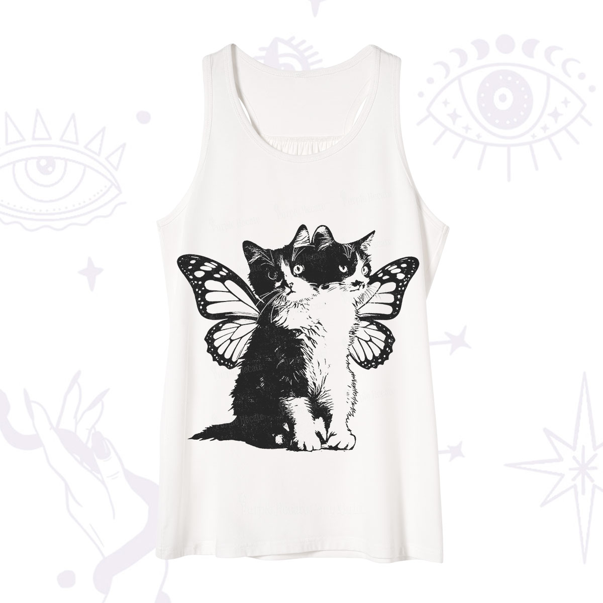 Purplehecate Mystery Butterfly Cat Tank