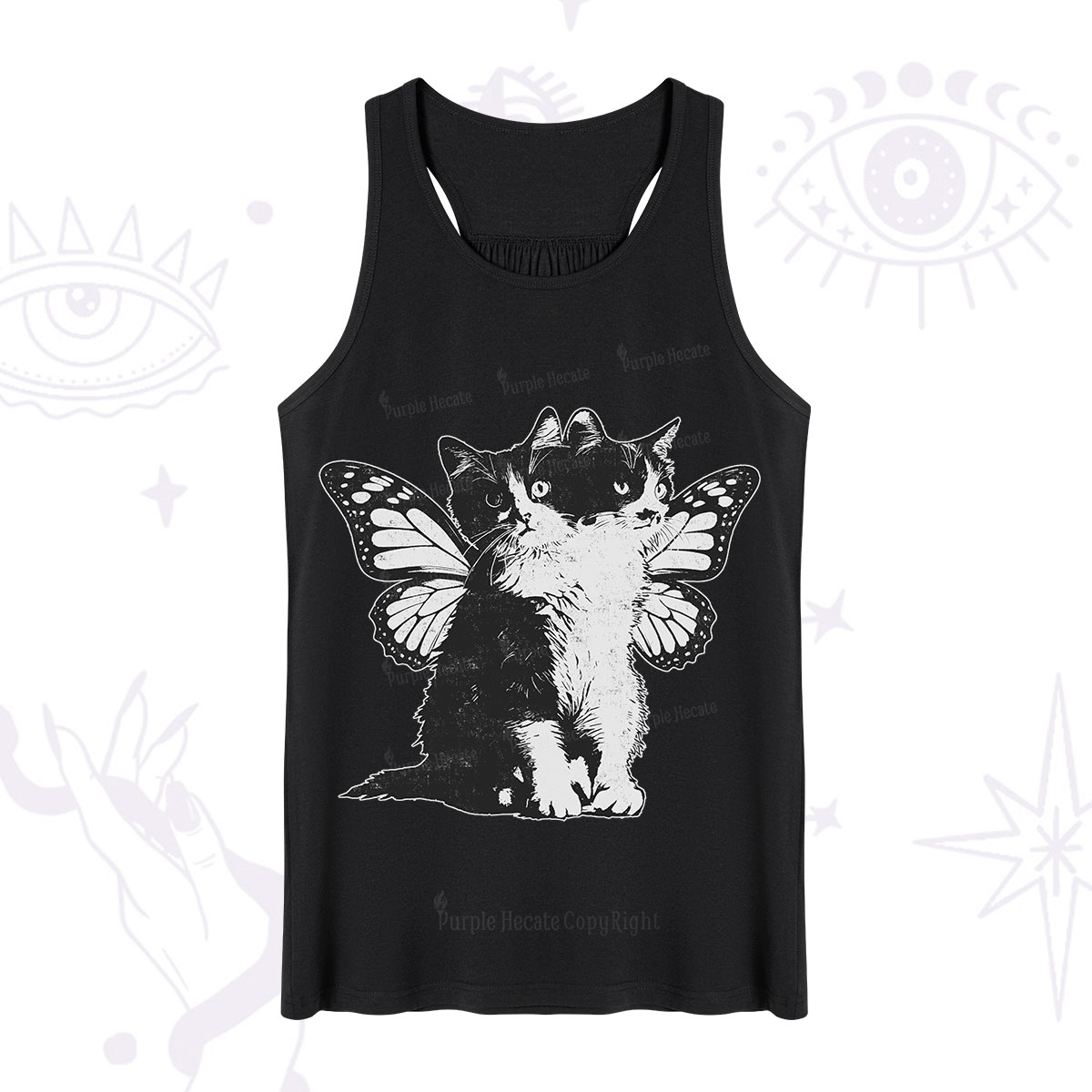 Purplehecate Mystery Butterfly Cat Tank