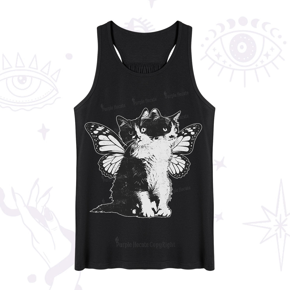 Purplehecate Mystery Butterfly Cat Tank