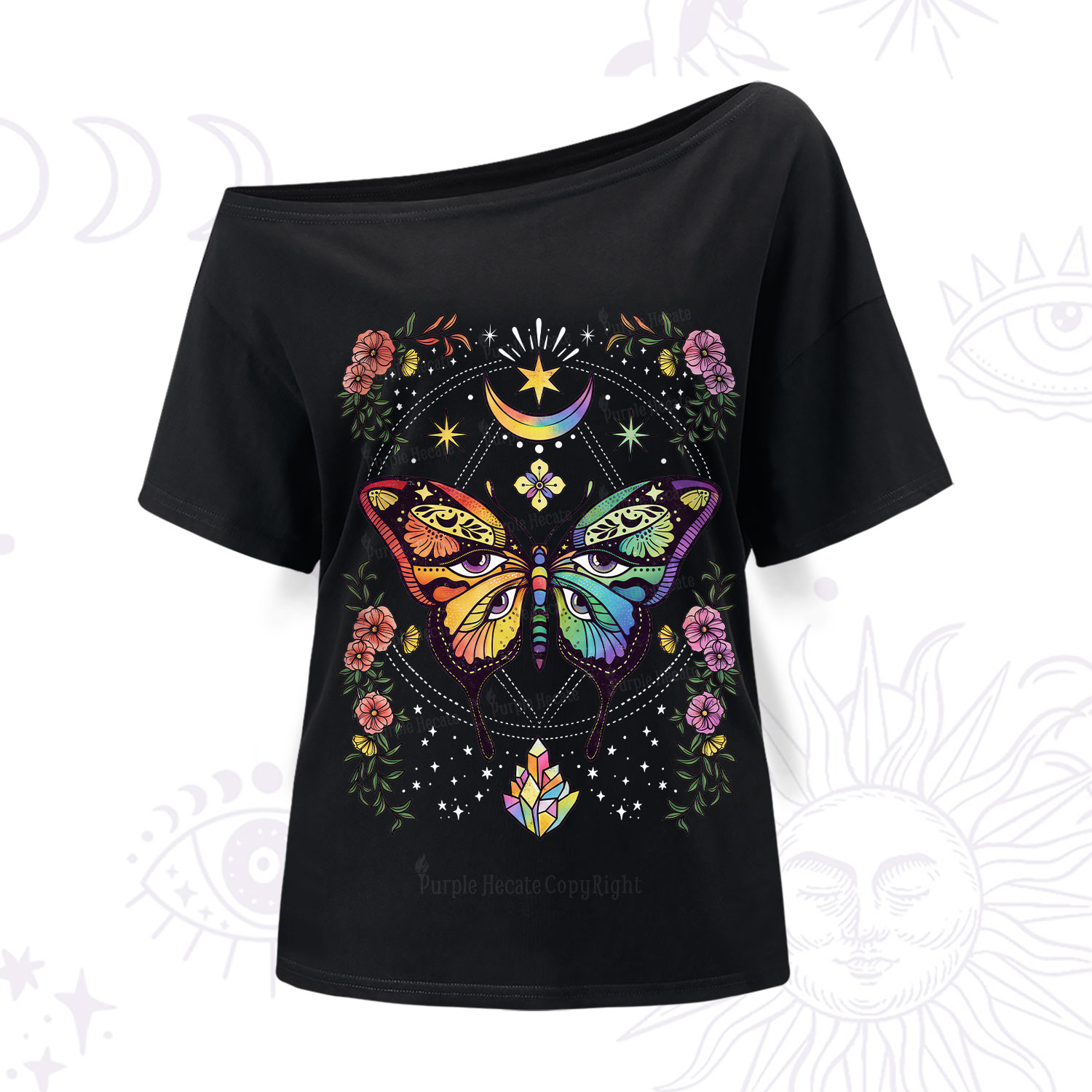 Purplehecate I Am Opening Pride One Shoulder T-Shirt