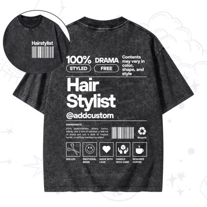Purplehecate Hairstylist Washed T-Shirt