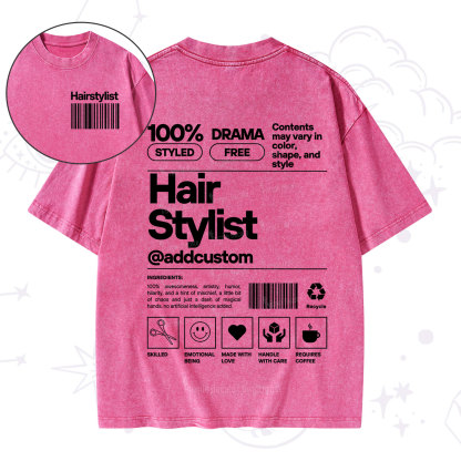Purplehecate Hairstylist Washed T-Shirt