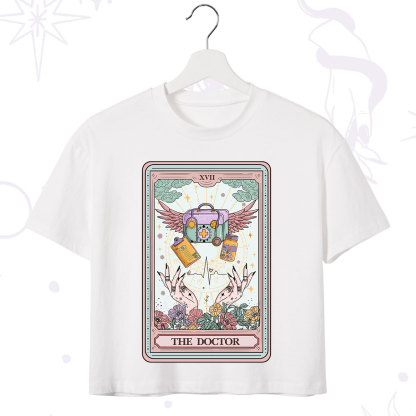 Purplehecate The Doctor Tarot Crop T-Shirt