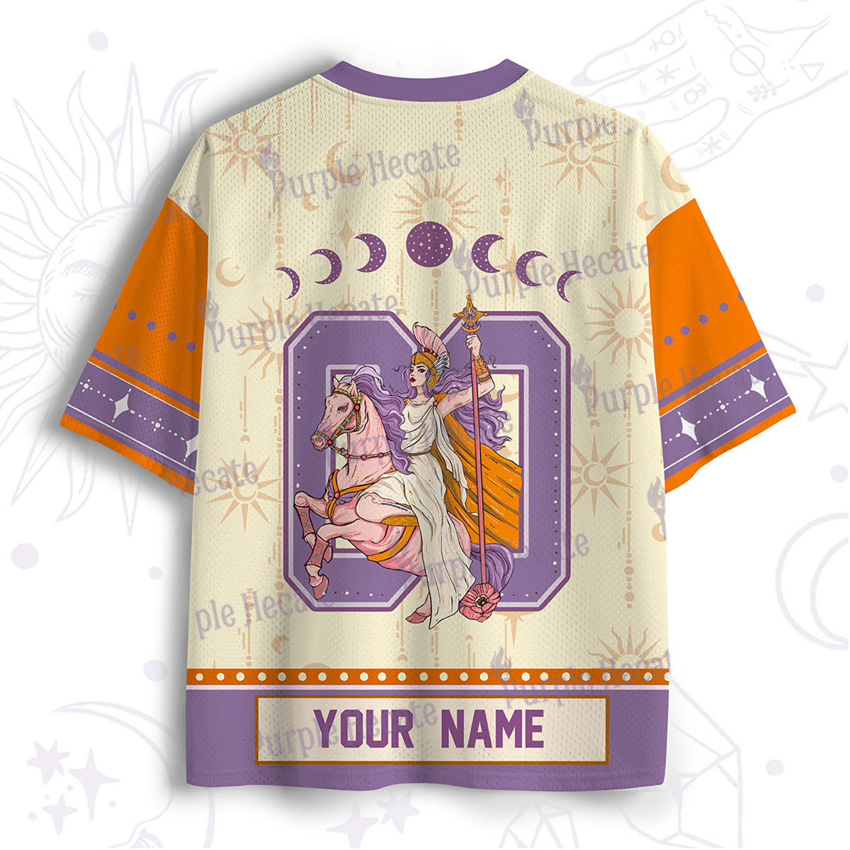 Personalized Purplehecate Arcana 11 The Audacity Mesh Jersey