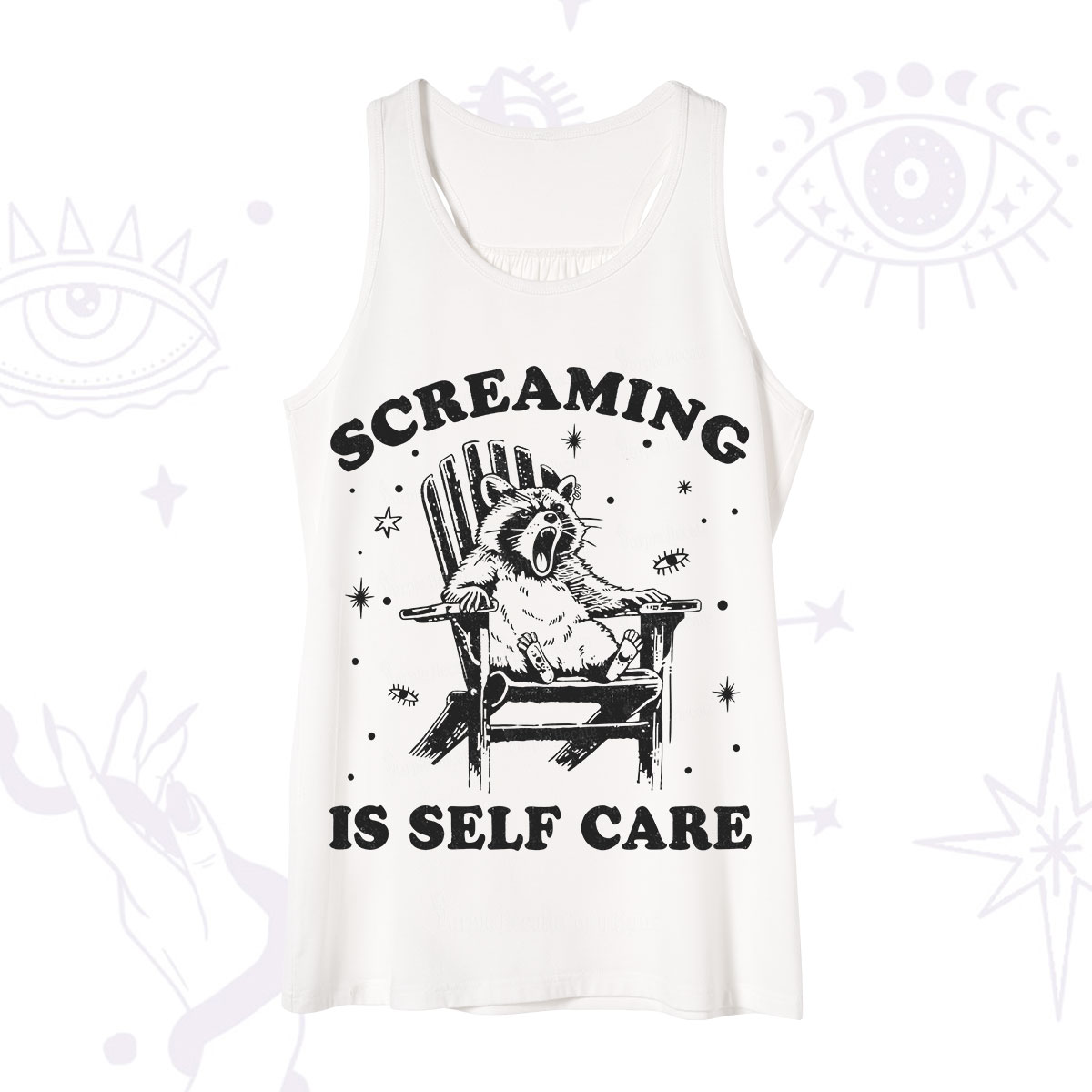 Purplehecate Screaming is Self Care Tank