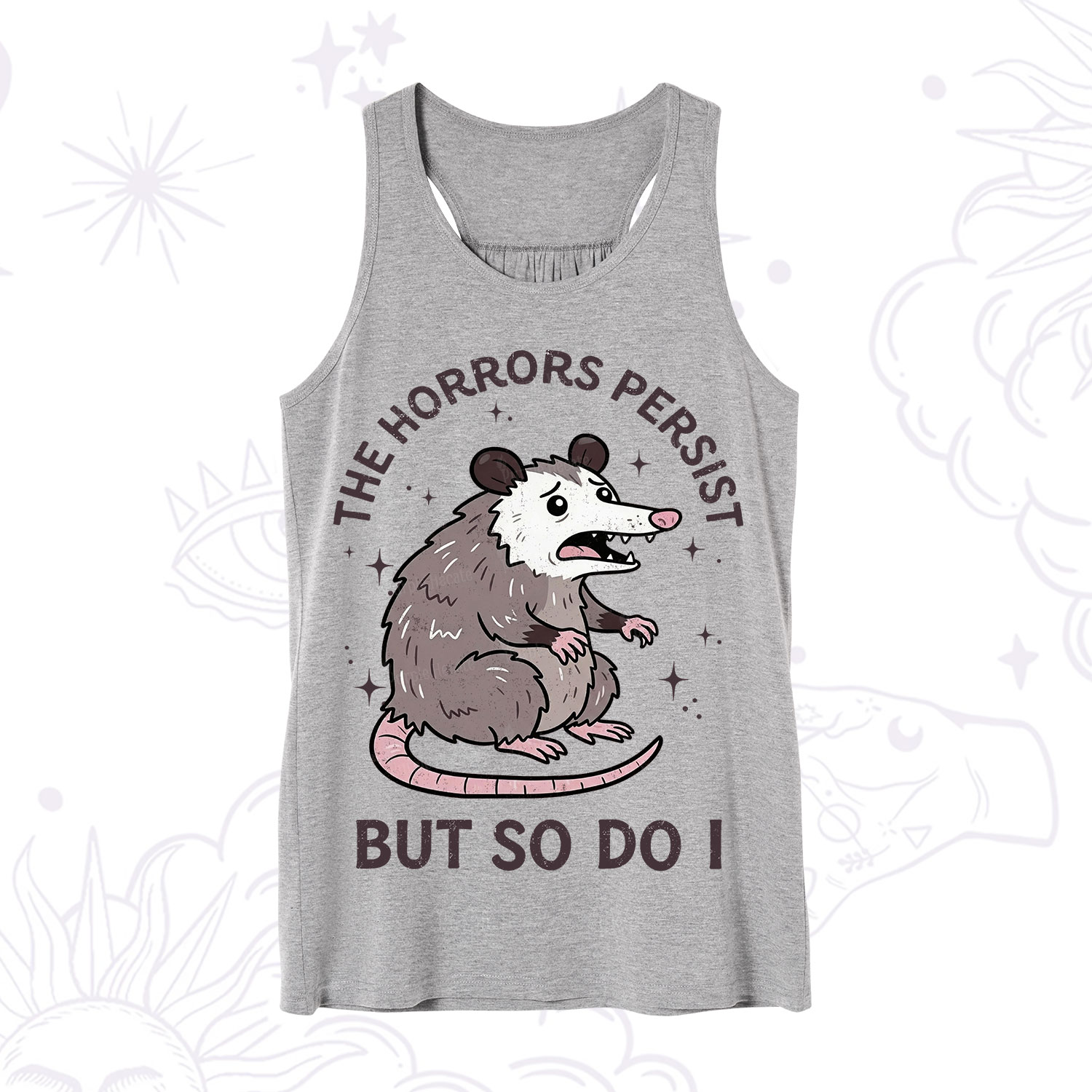 Purplehecate The Horrors Persist But So Do I Opossum Tank