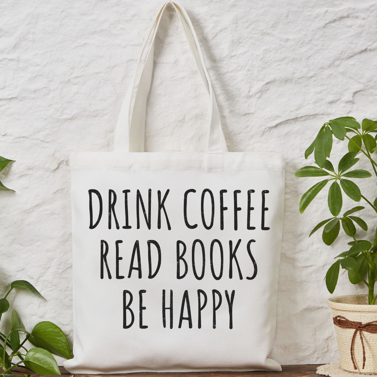 Purplehecate Drink Coffee Read Books Be Happy Tote Bag