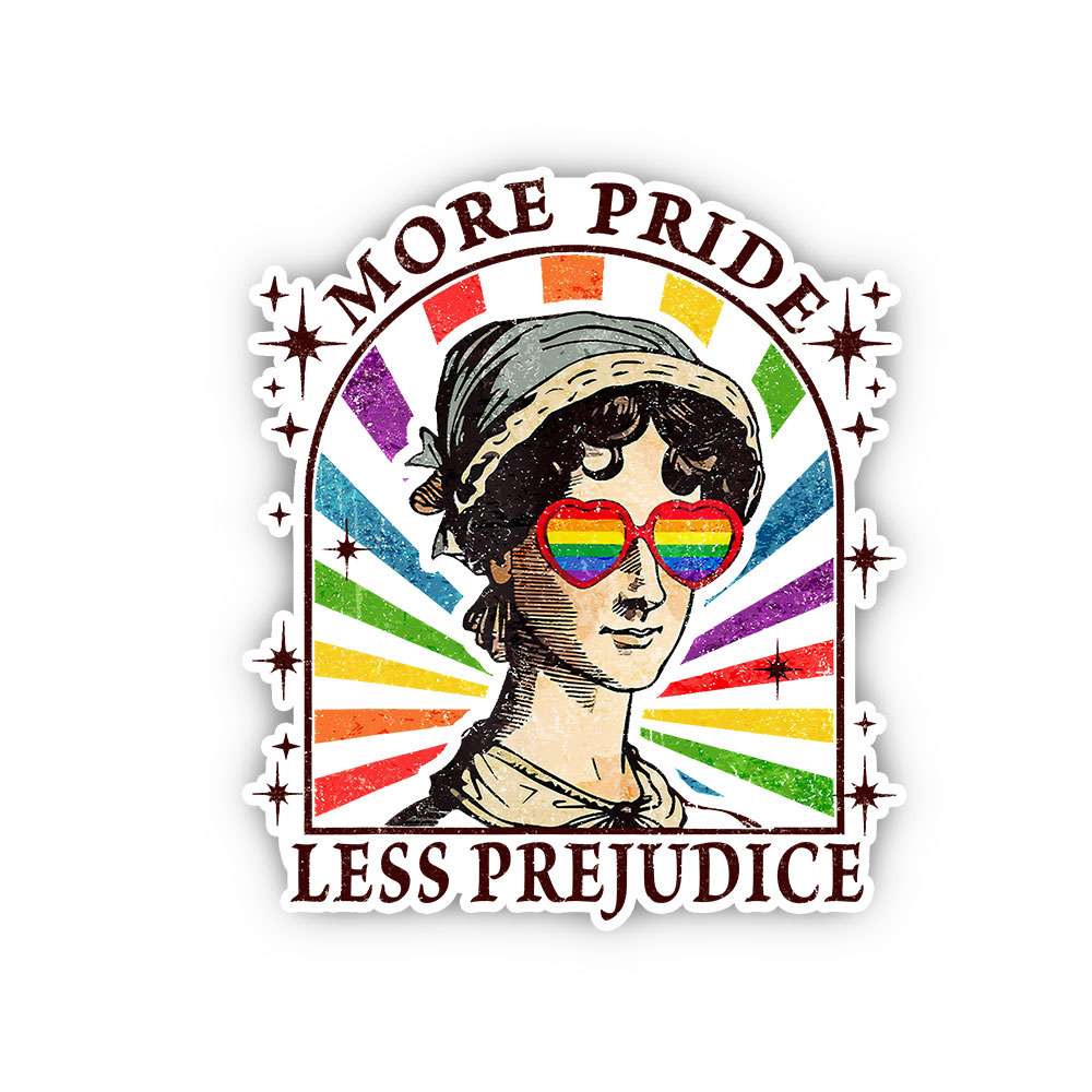 Purplehecate More Pride Less Prejudice Sticker
