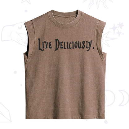 Purplehecate Live Deliciously Vintage Washed Tank