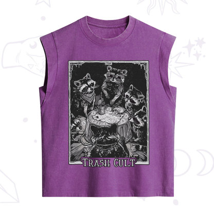 Purplehecate Trash Cult Raccoon Vintage Washed Tank